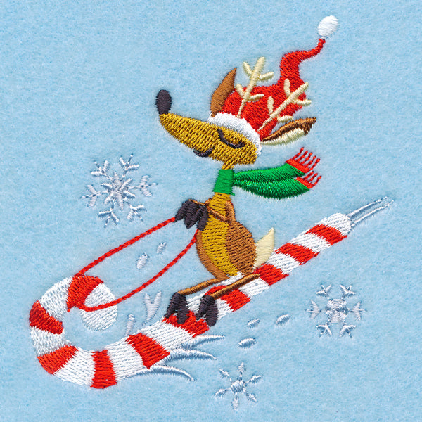 Sledding Reindeer