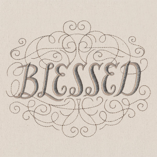 Classic Calligraphy - Blessed