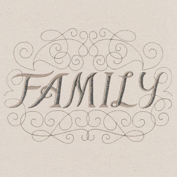 Classic Calligraphy - Family