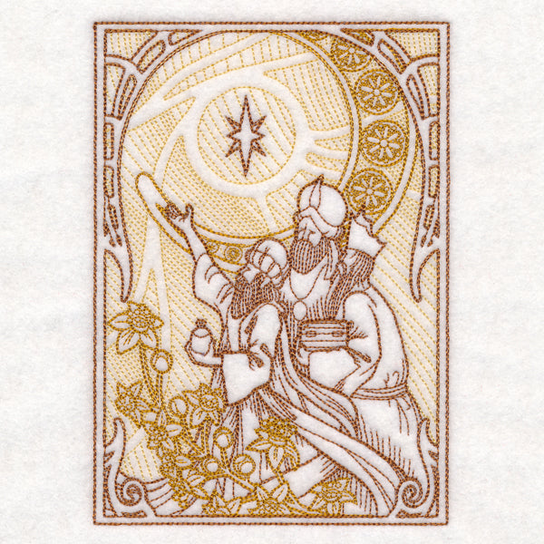 Art Nouveau Gilded Magi