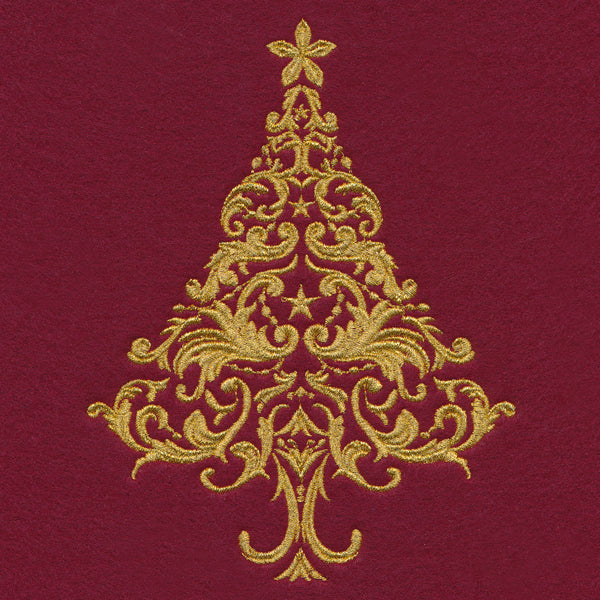 Glittering Gold Christmas Tree