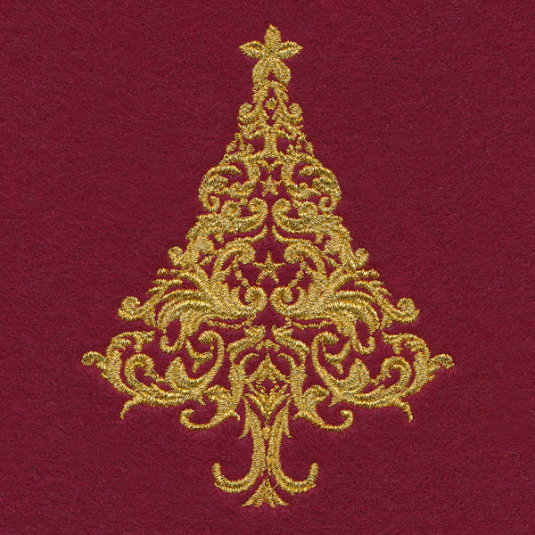 Glittering Gold Christmas Tree