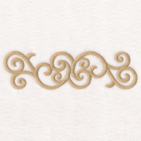 Golden Swirls Border