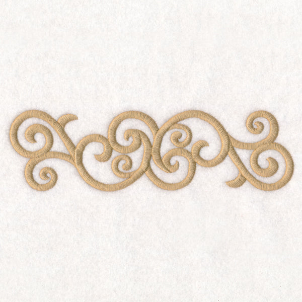 Golden Swirls Border