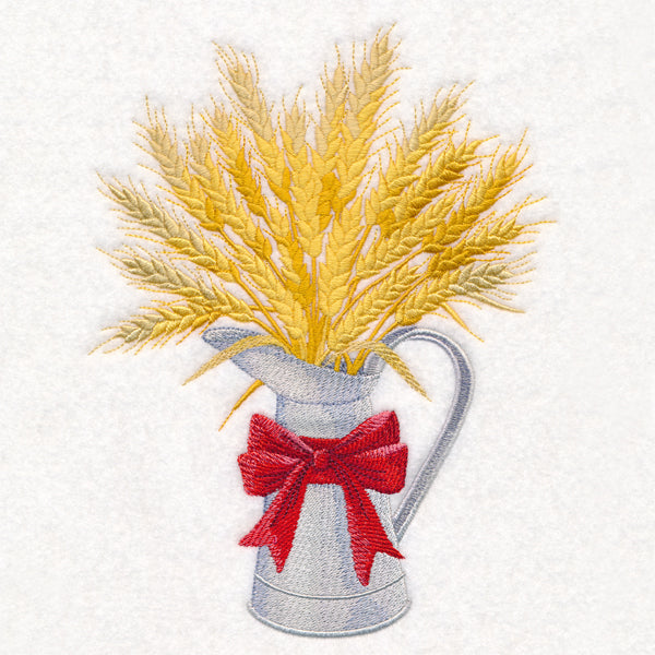 Holiday Wheat Pitcher