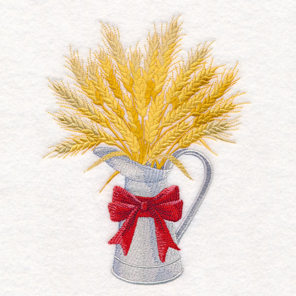 Holiday Wheat Pitcher
