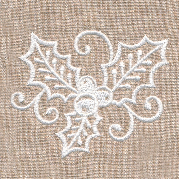 Rustic Holly Accent