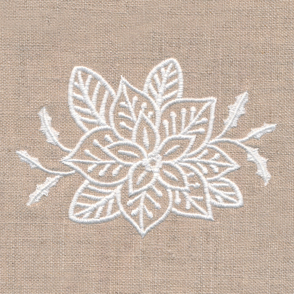 Rustic Poinsettia Accent