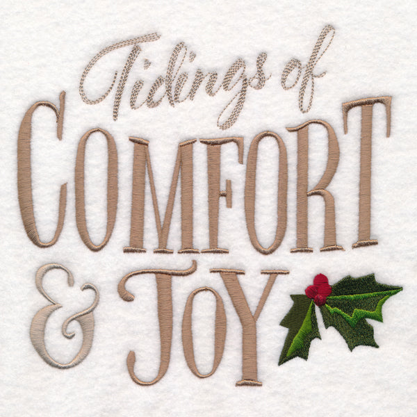 Tidings of Comfort and Joy