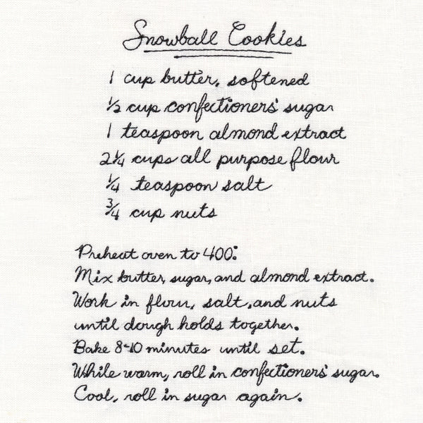 Snowball Cookie Recipe