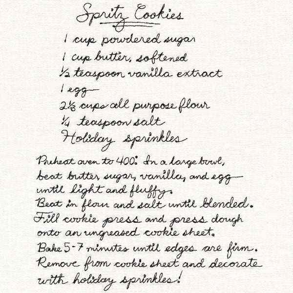 Spritz Cookie Recipe
