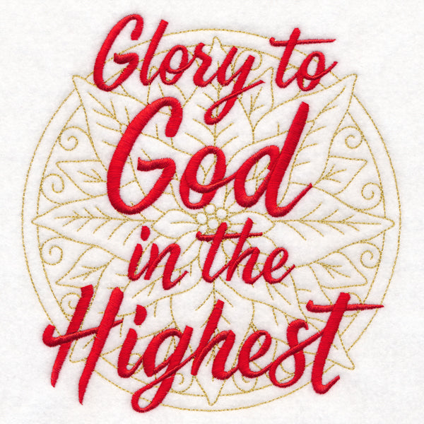 Christmas Spirited Sayings - Glory to God in the Highest