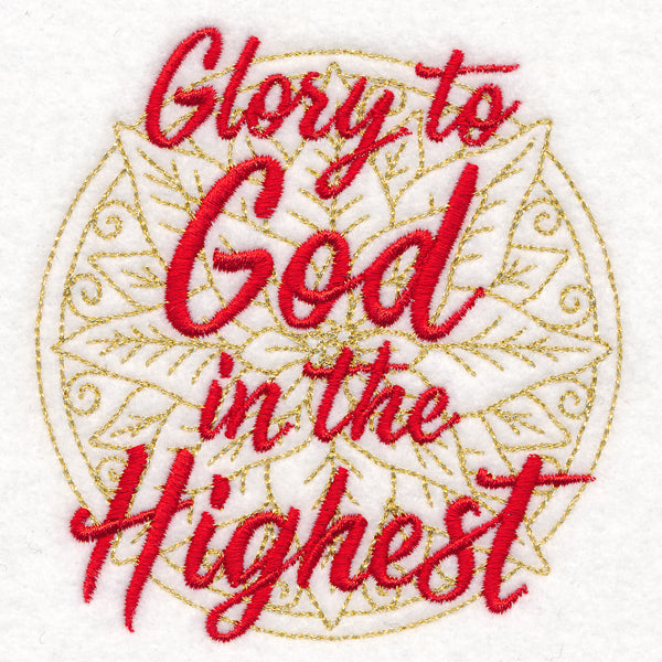 Christmas Spirited Sayings - Glory to God in the Highest