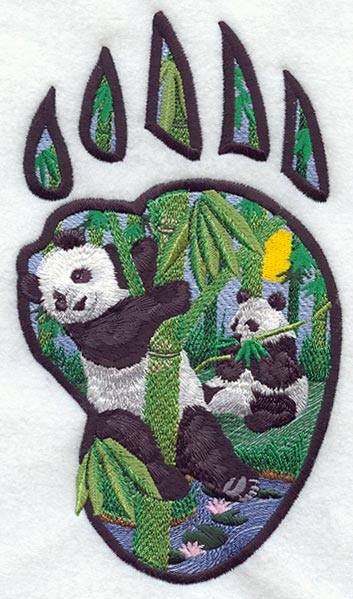 Panda Track Scene