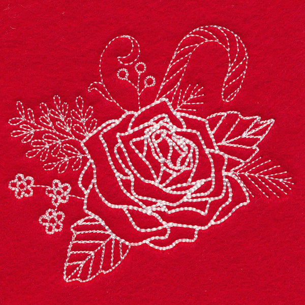 Blissful Rose Accessory (Whitework)