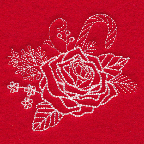 Blissful Rose Accessory (Whitework)