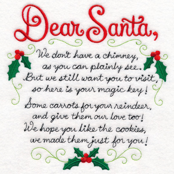 Santa's Magic Key Poem