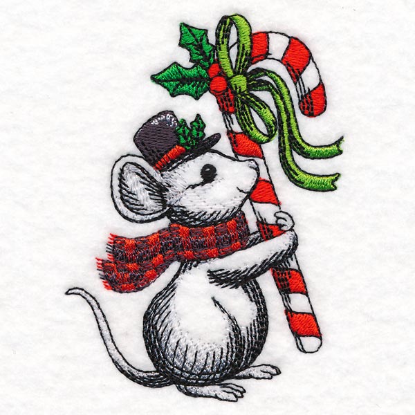 Cozy Christmas Mouse