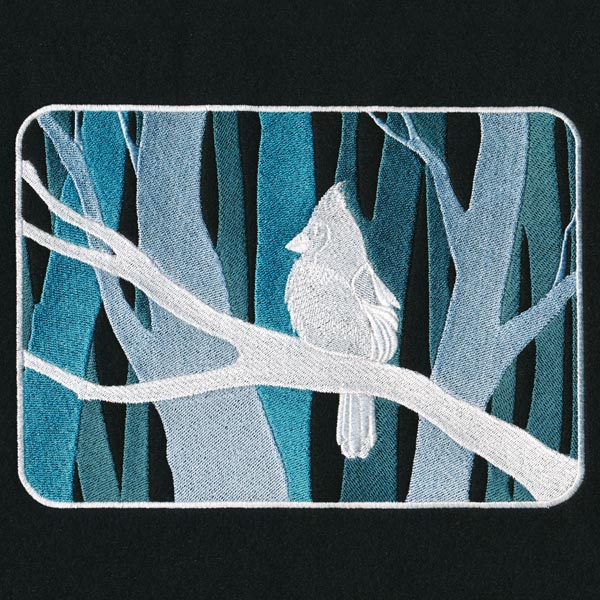 After Dark Silhouette - Cardinal