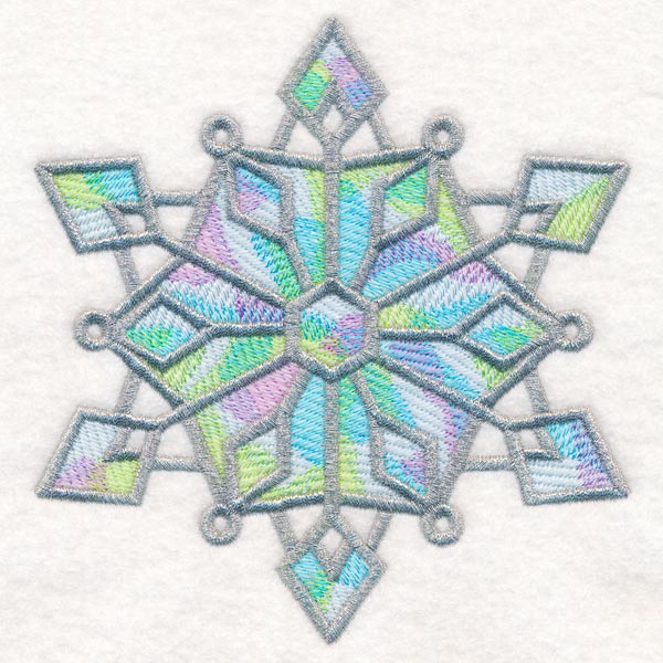 Iridescent Splendor Snowflake 1
