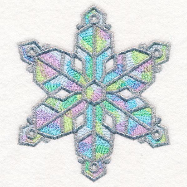 Iridescent Splendor Snowflake 2
