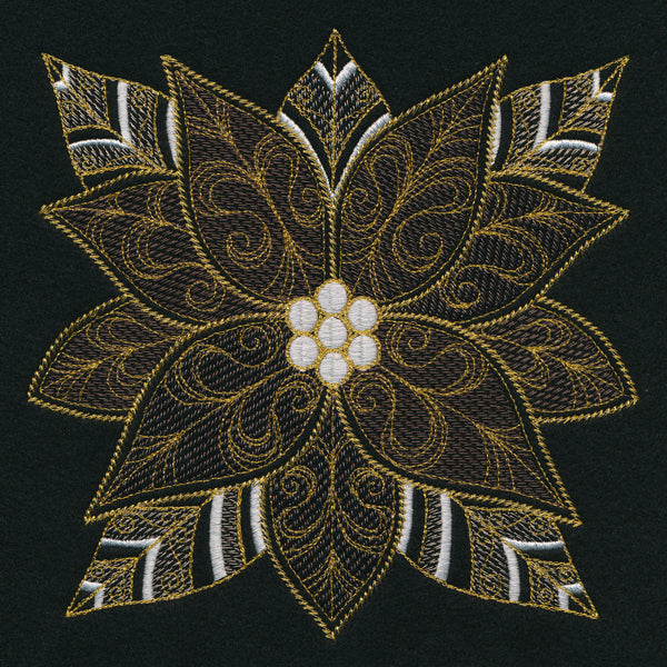 Yuletide Glamour Poinsettia