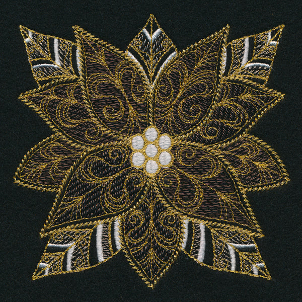 Yuletide Glamour Poinsettia