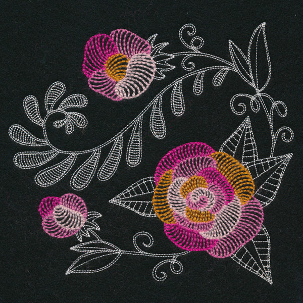 Garden Textures Square 1 (Thick Thread)