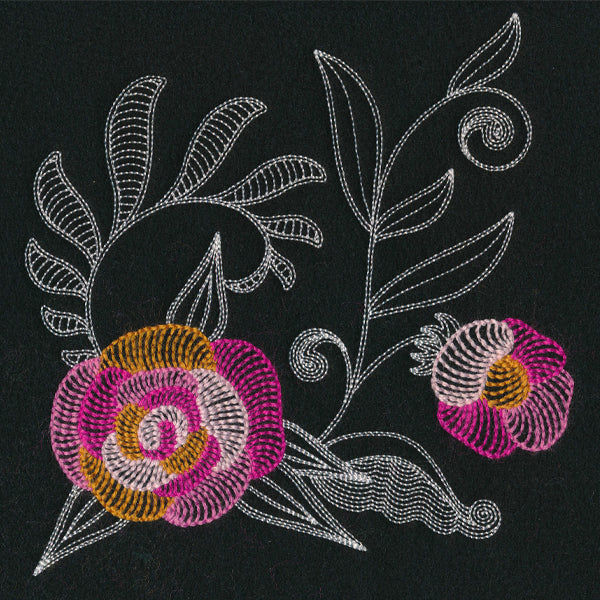 Garden Textures Square 2 (Thick Thread)