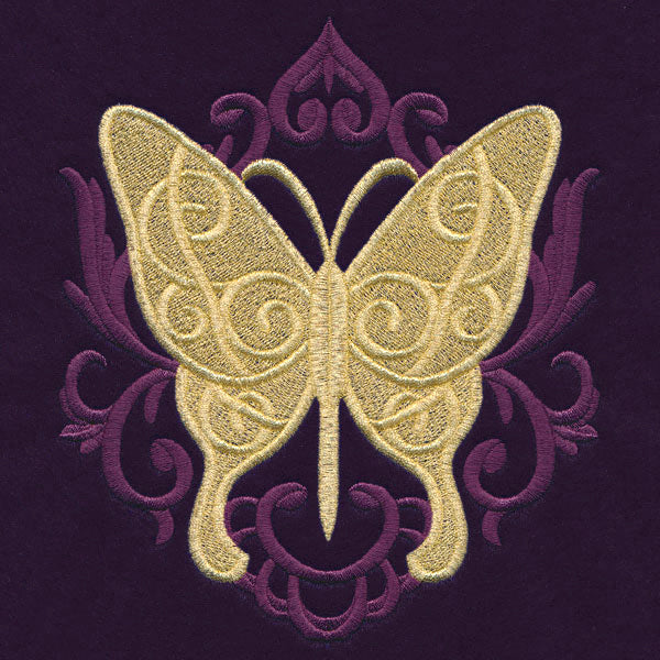 Glittering Baroque Butterfly