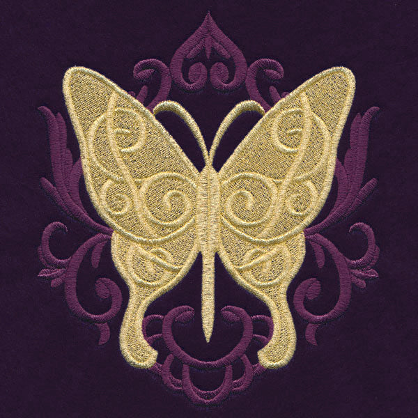 Glittering Baroque Butterfly