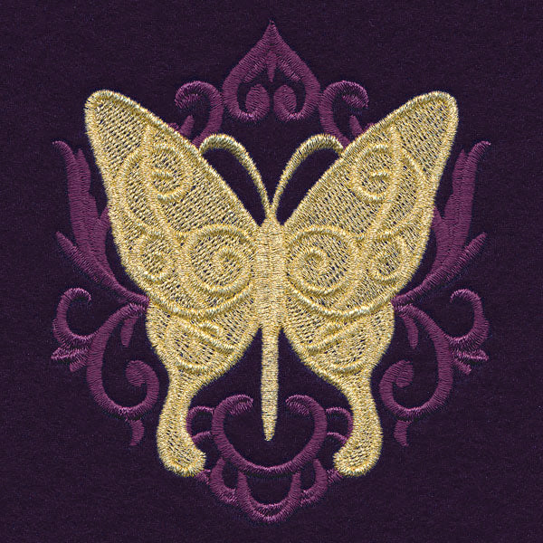 Glittering Baroque Butterfly