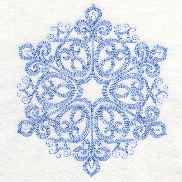 Brushstroke Snowflake