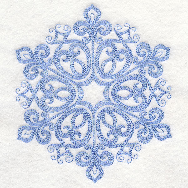 Brushstroke Snowflake