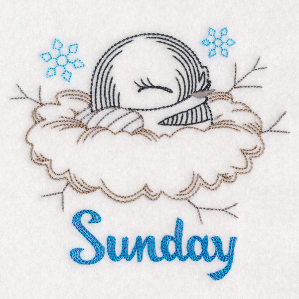Winter Chickadee - Sunday (Vintage)