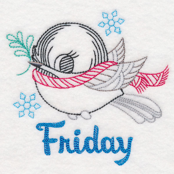 Winter Chickadee - Friday (Vintage)