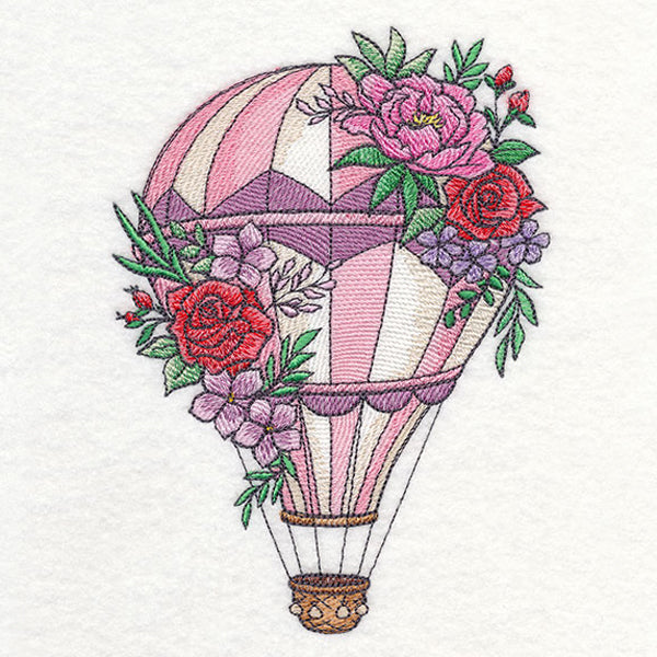 Floral Hot Air Balloon