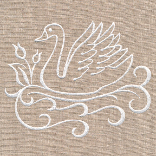 Rustic Swan Accent