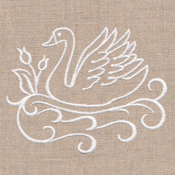 Rustic Swan Accent