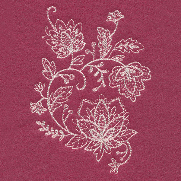 Delicate Jacobean Flourish