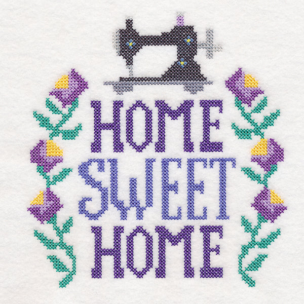 Sewing Home Sweet Home (Cross Stitch)