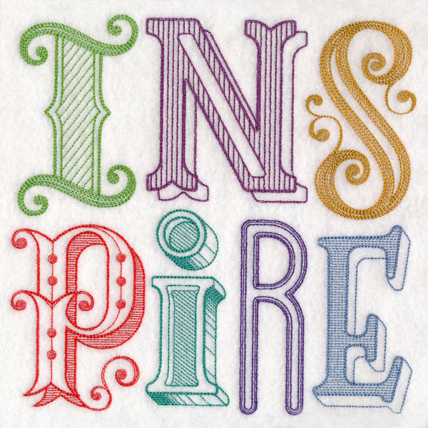 Inspire Typography Square