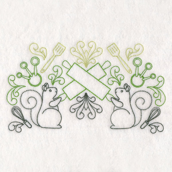 Kitchen Helper Squirrels (Vintage)