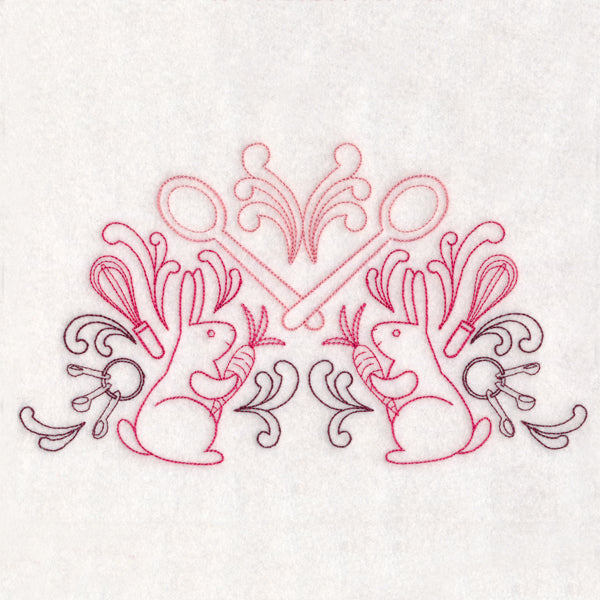 Kitchen Helper Bunnies (Vintage)