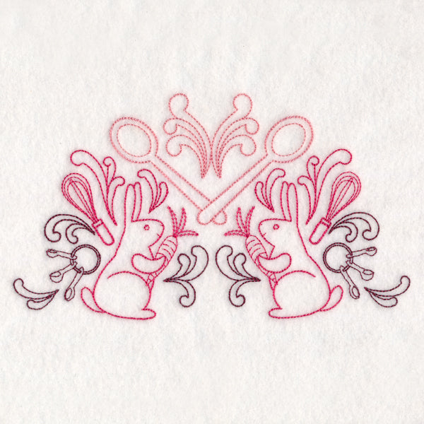 Kitchen Helper Bunnies (Vintage)