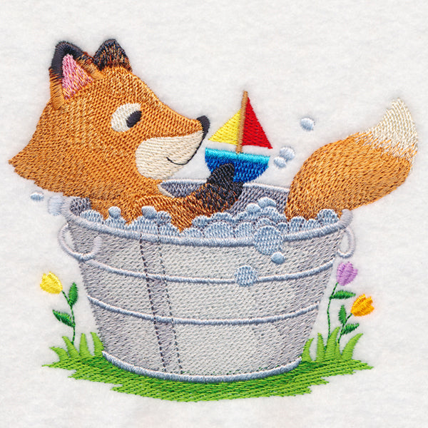 Woodland Bath Time - Fox