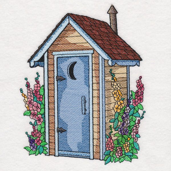 Floral Outhouse