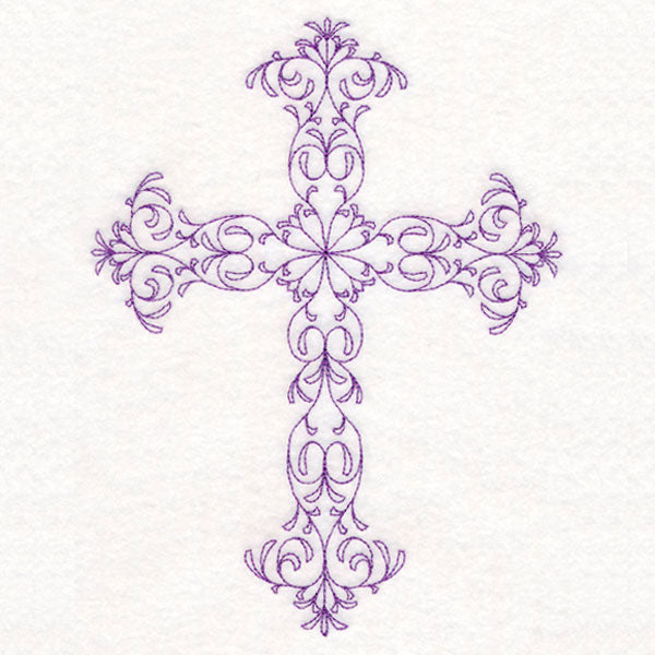 Elegant Filigree Cross (Vintage)