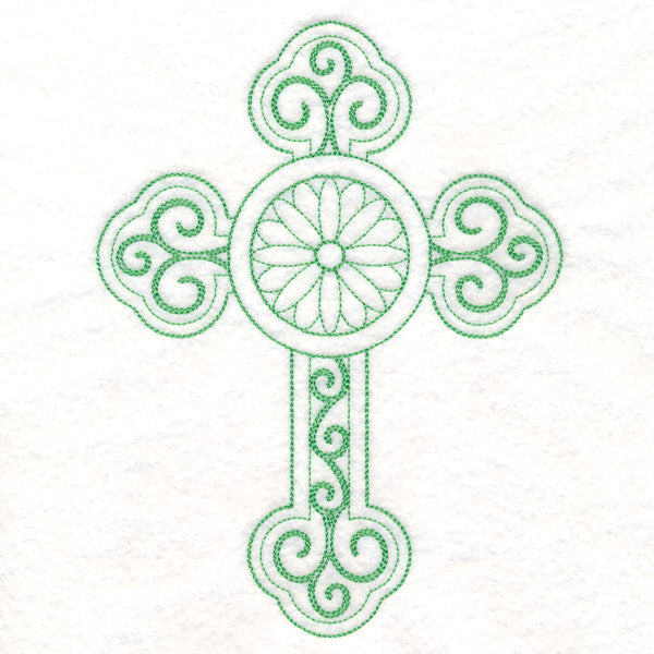 Daisy Budded Cross (Vintage)