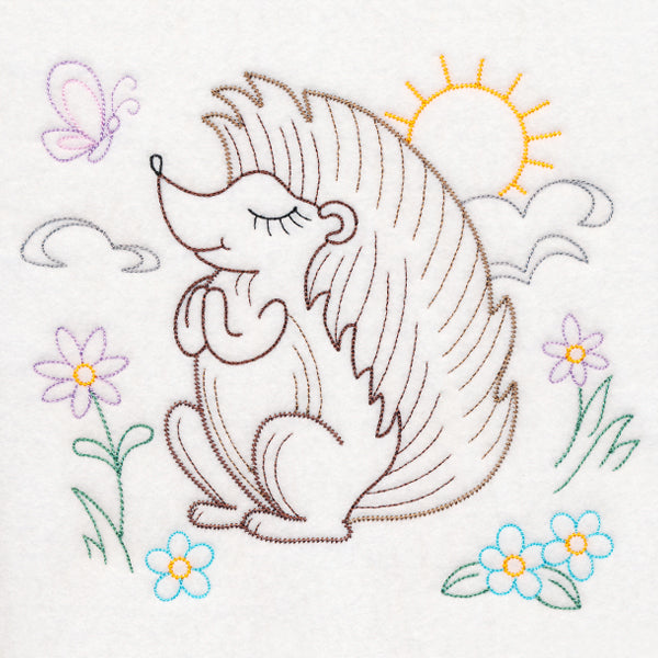 Praying Woodland Pals - Hedgehog (Vintage)